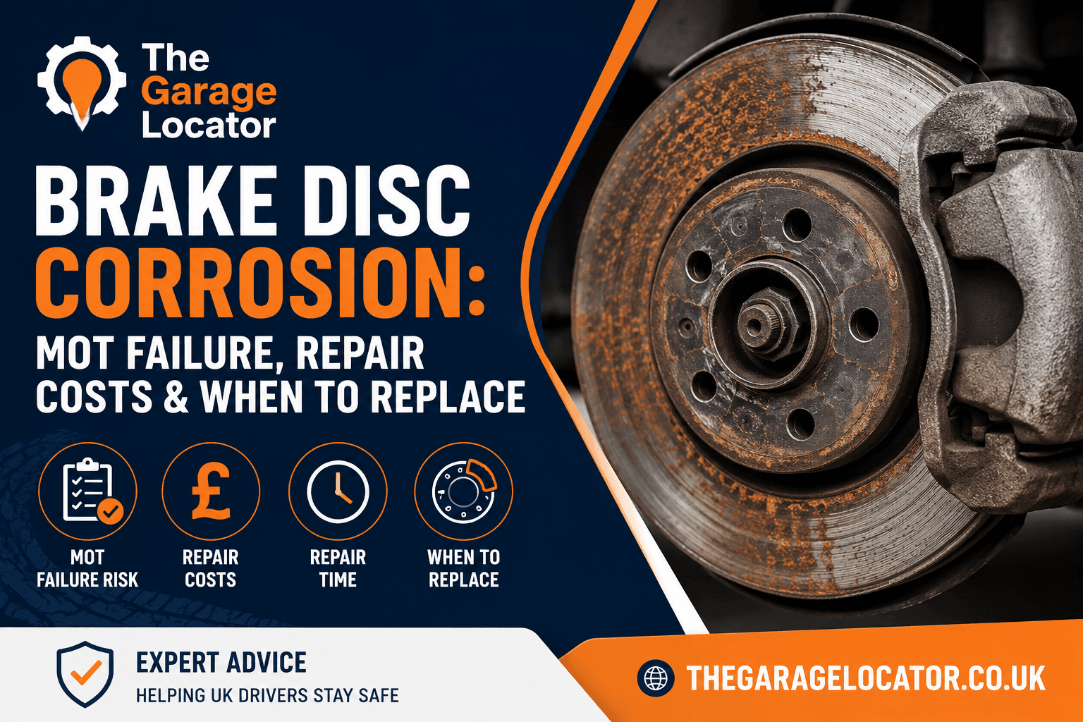 Brake Disc Corrosion: MOT Failure, Repair Costs & When to Replace