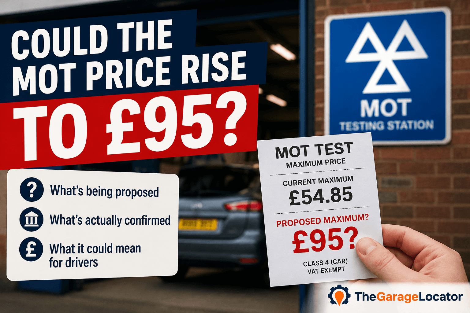 Could the MOT Price Rise to £95? What UK Drivers Need to Know