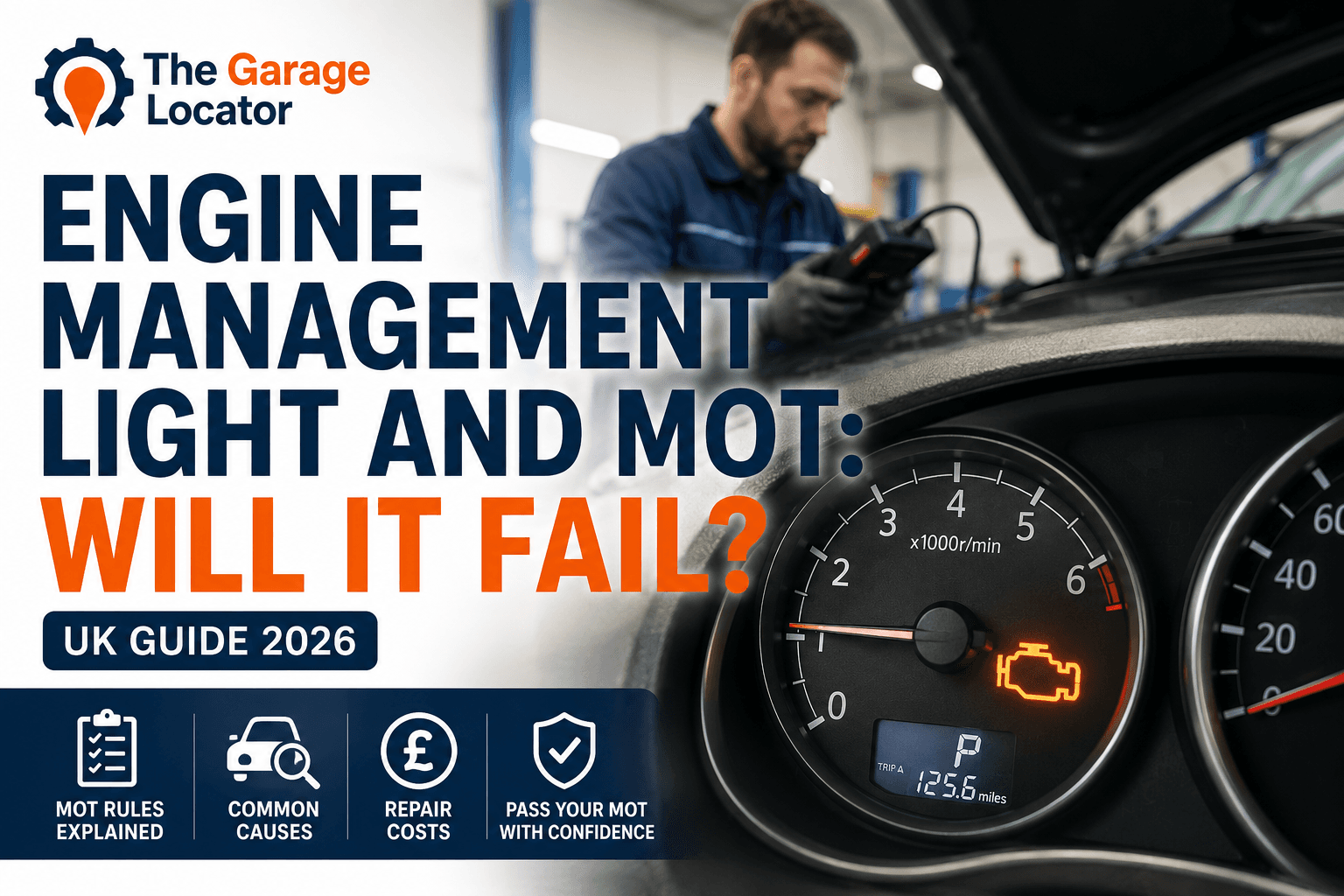 Engine Management Light and MOT: Will It Fail? (UK Guide 2026)