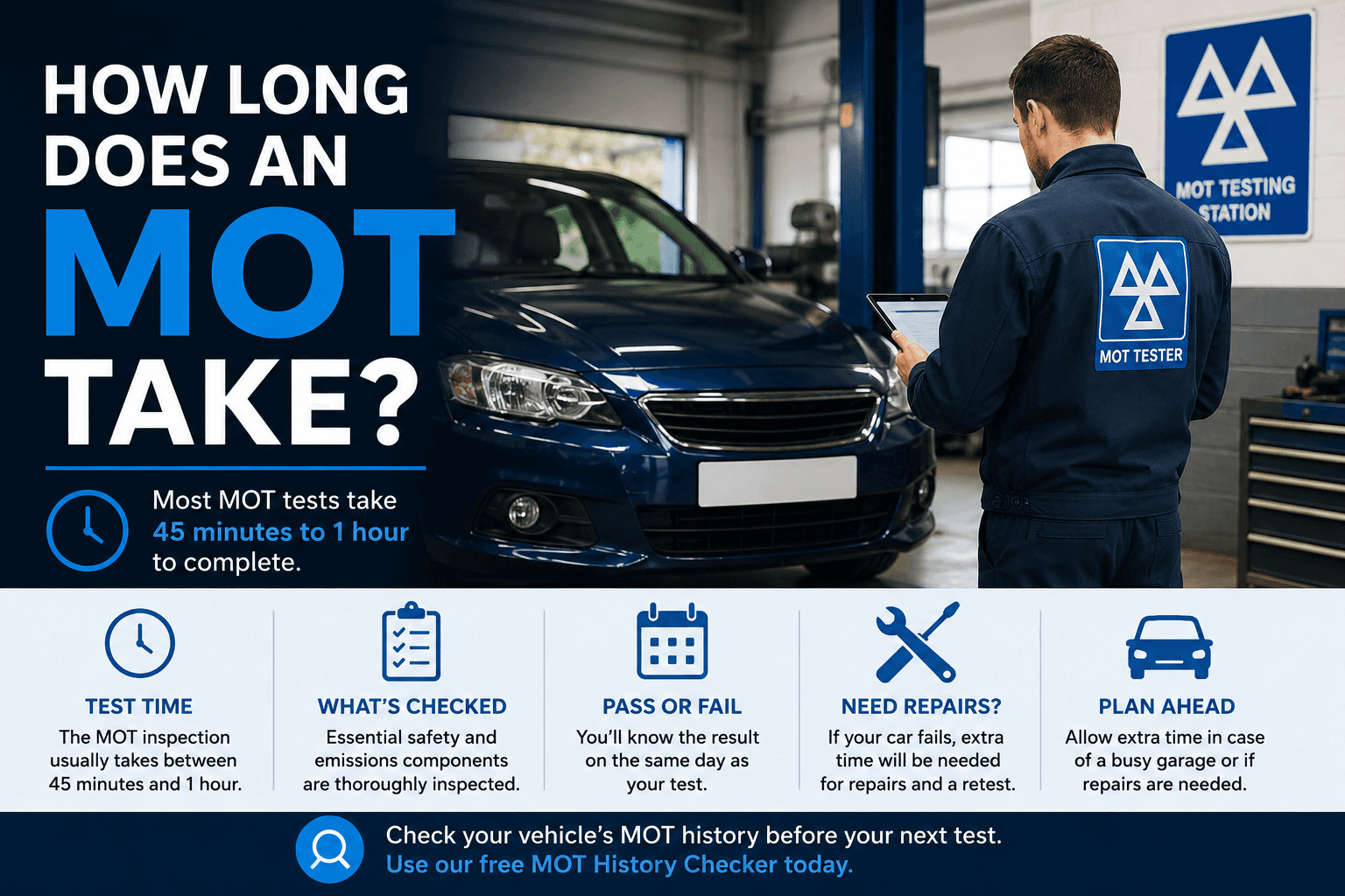 How Long Does an MOT Take?