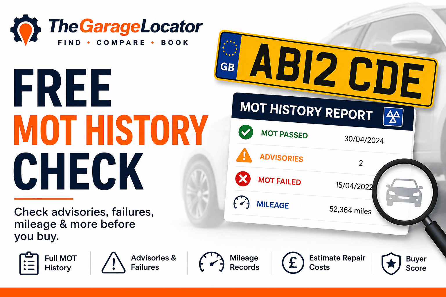 How to Check a Car's MOT History for Free (2026 Guide)