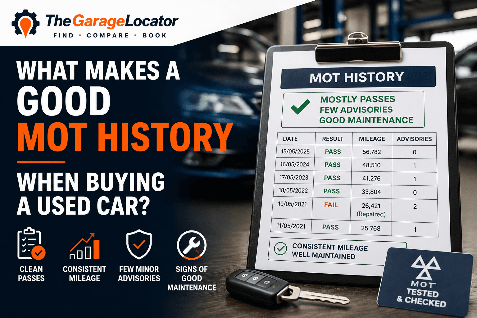 What Makes a Good MOT History When Buying a Used Car? (2026 Guide)