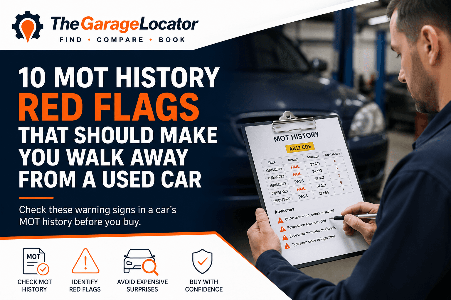 10 MOT History Red Flags That Should Make You Walk Away From a Used Car