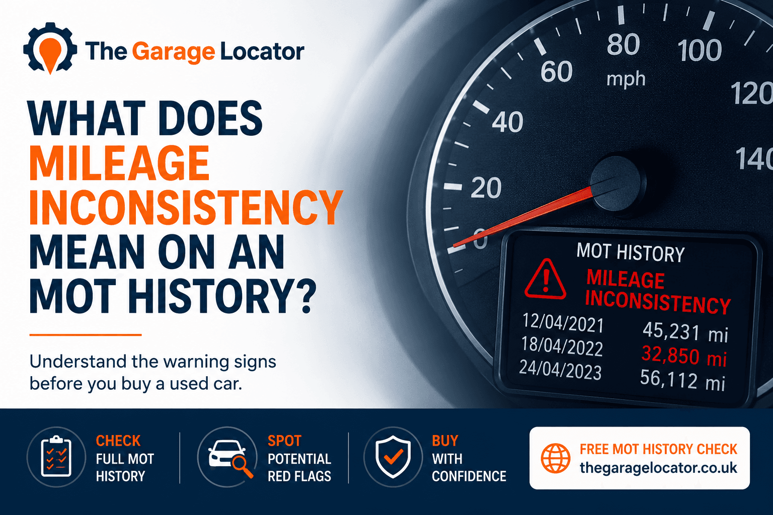 What Does Mileage Inconsistency Mean on an MOT History?