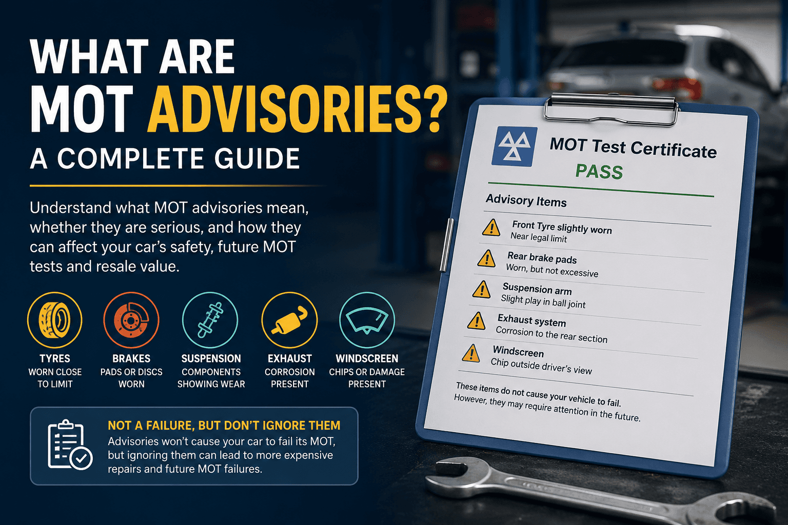 MOT Advisories Explained: What They Mean & What to Do